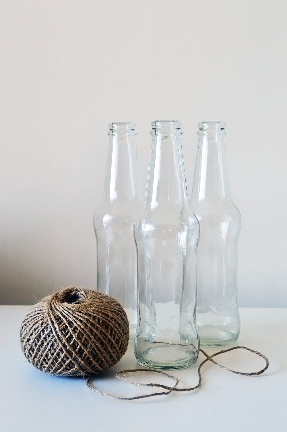 DIY Macrame Bottle Vases