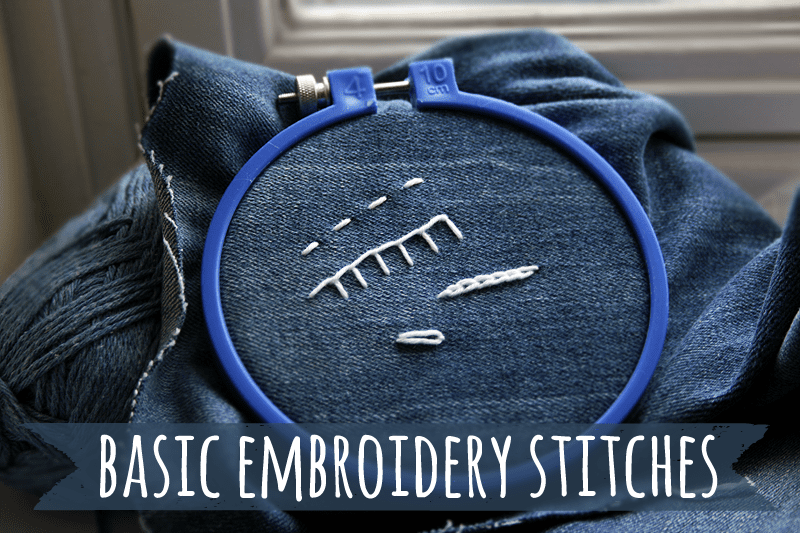 Basic embroidery stitches