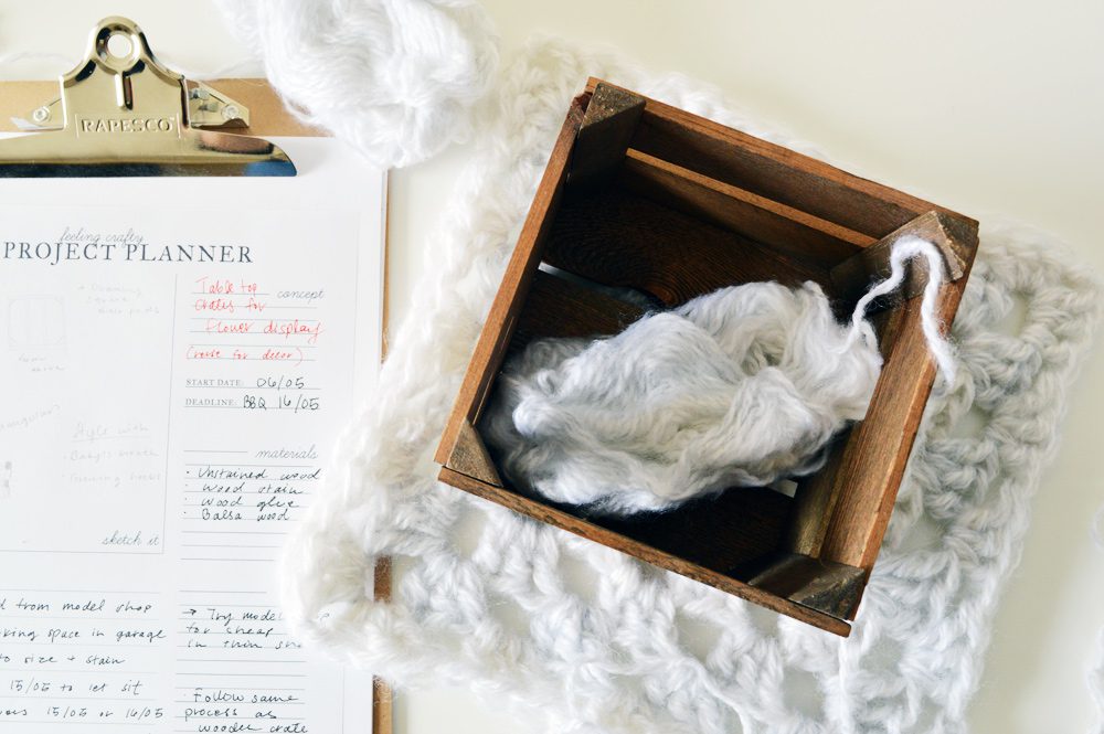 Printable craft project planner | #crafts #DIY #printable #freebie